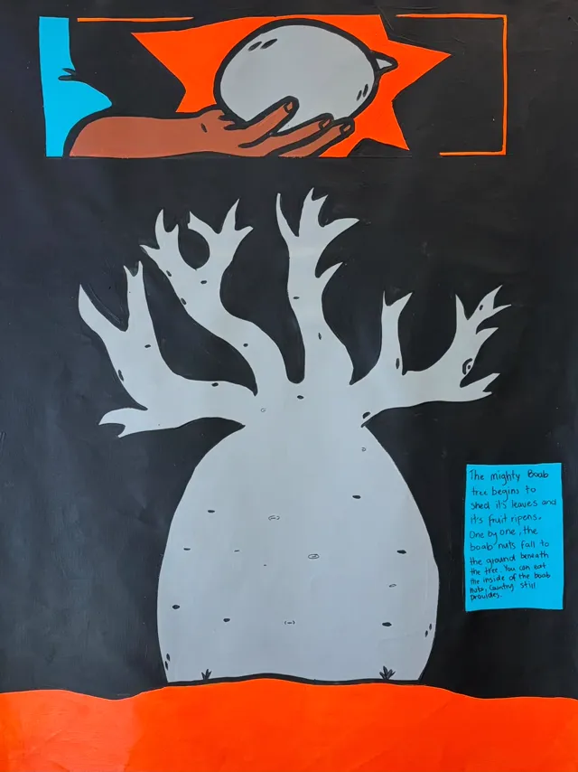 Mighty Boab by Molly Hunt, 1200 x 900mm