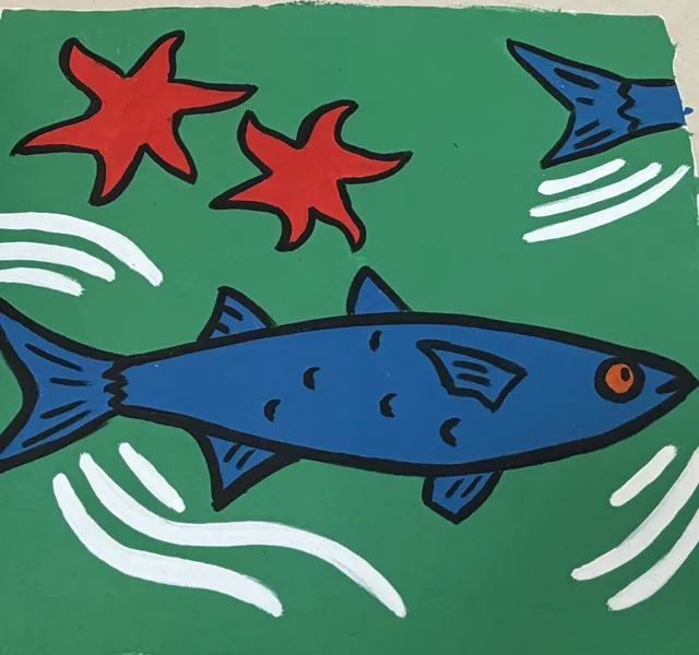 Mullet Bait by Molly Hunt, 600 x 897mm
