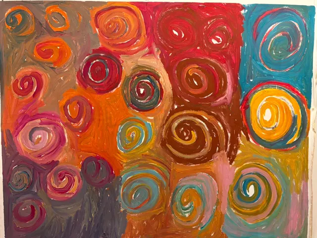 Untitled by Bob Gibson Tjungurrayi, 2000 x 1530mm