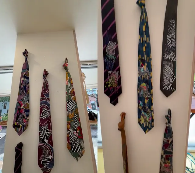 Blak Lub Upcycled and designer art ties