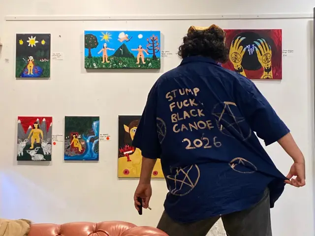 Oracle of the Valley — work by Stump Fuck in the exhibition