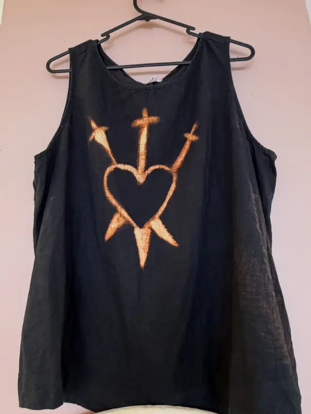 Stump Fuck upcycled wearable art